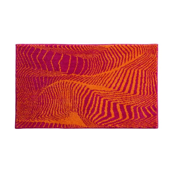 Dywanik łazienkowy Kolor My World XIII 60x100 cm, pomarańczowy