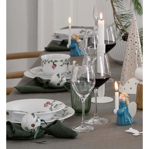 Biały porcelanowy talerz ze świątecznym motywem ø 27 cm Hammershøi Christmas – Kähler Design-image-2