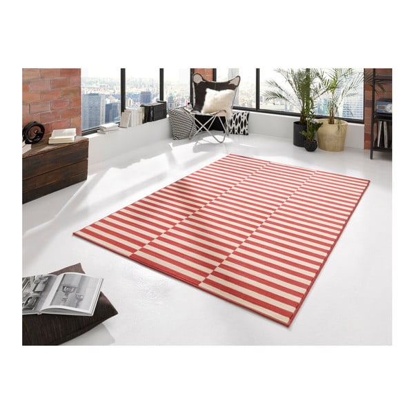 Czerwono-biały dywan Hanse Home Gloria Panel, 120x170 cm-image-1