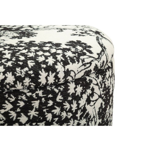 Czarno-biały puf Oriental Style – Mauro Ferretti-image-4