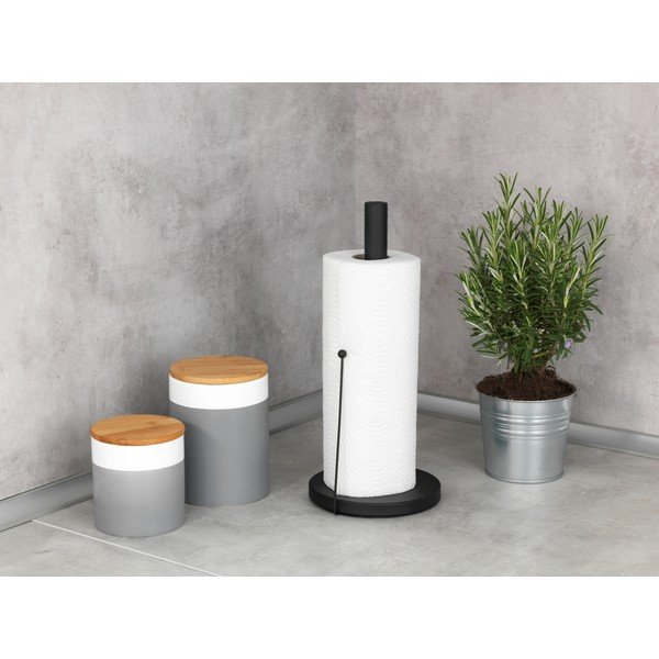 Metalowy stojak na ręczniki kuchenne ø 15 cm Clayton – Wenko-image-1