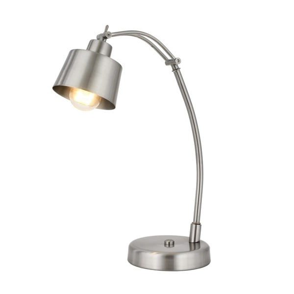 Lampa stołowa w kolorze srebra Avoni Lighting 9074 Series Nickel Table Lamp II
