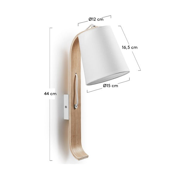 Biały kinkiet Kave Home Percy-image-2