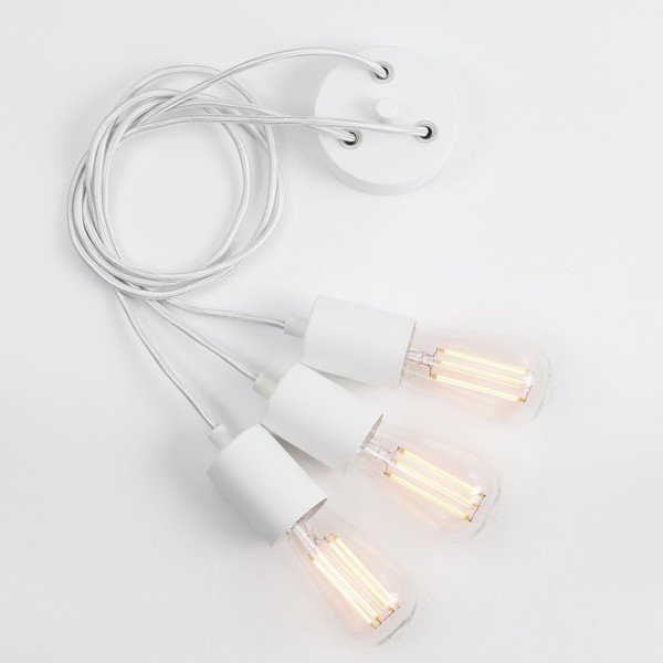 Biała lampa wisząca z 3 kablami Sotto Luce Cero Basic-image-4