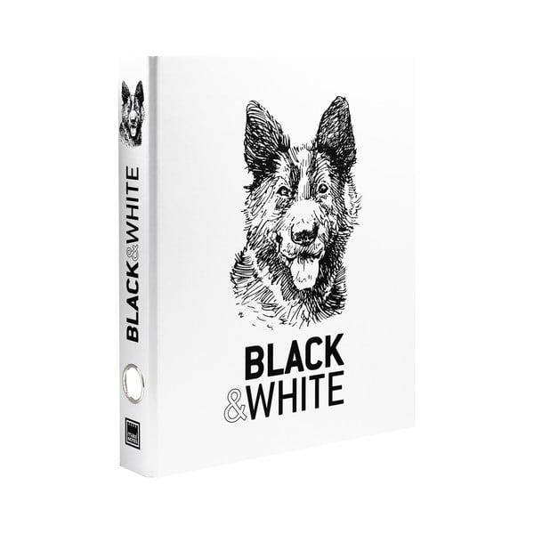 Notes kołowy Makenotes Hound Black & White