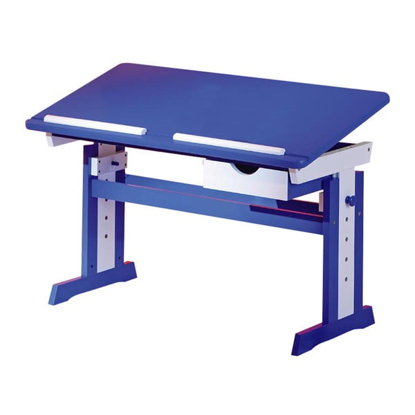 Niebieskie biurko regulowane 13Casa Paint