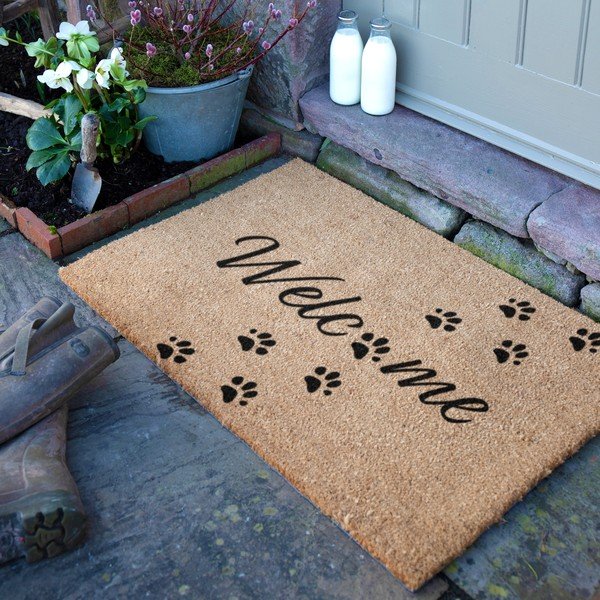 Wycieraczka z włókna kokosowego 60x90 cm Welcome Paws – Artsy Doormats-image-2