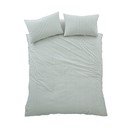 Niebieska pościel jednoosobowa 135x200 cm Cotton Rich Woven Stripe – Pineapple Elephant