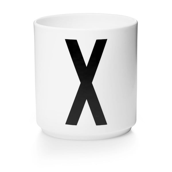 Biały porcelanowy kubek Design Letters Personal X