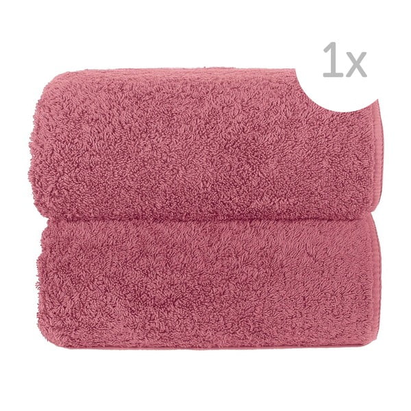 Różowy ręcznik Graccioza Loop, 30x30 cm