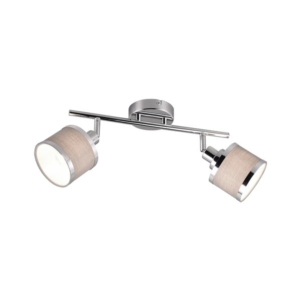 Kinkiet w beżowo-srebrnym kolorze ø 10 cm Arosa – Trio-image-3