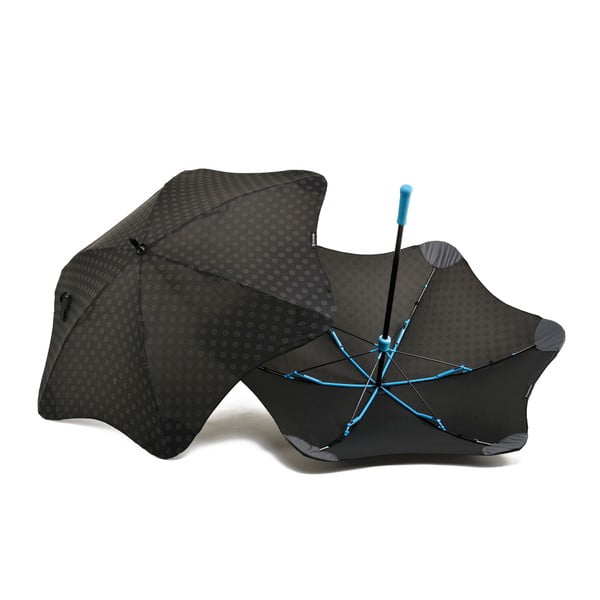 Super wytrzymały parasol Blunt Mini+ z odblaskowym pokryciem, niebieski