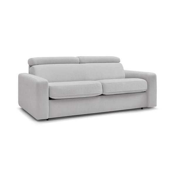 Jasnoszara rozkładana sofa 195 cm Monaco – Bobochic Paris-image-3
