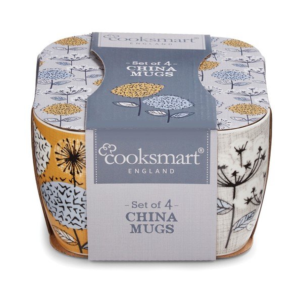 Zestaw 4 kubków porcelanowych Cooksmart England Spring, 350 ml-image-1