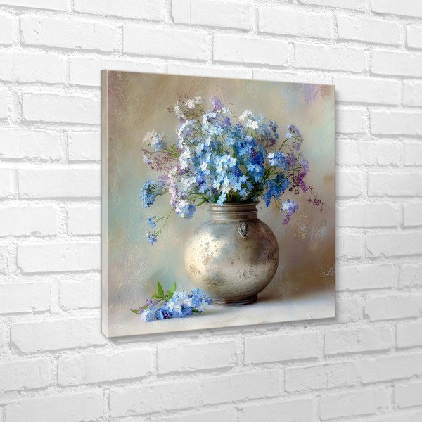 Obraz drukowany na płótnie 32x32 cm Forget-me-not – Styler-image-3