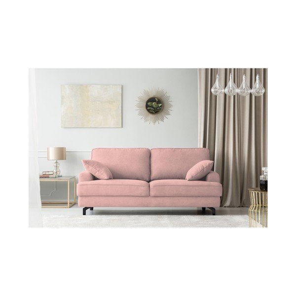 Różowa sofa dwuosobowa Kooko Home Salsa-image-1