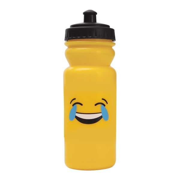 Sportowa butelka na wodę Bergner Emoticon Laugh, 600 ml
