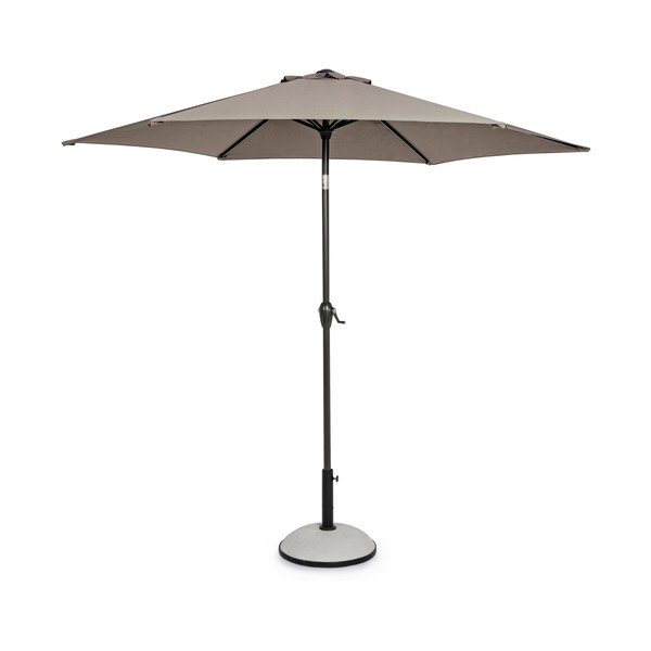 Szarobrązowy parasol ogrodowy ø 270 cm Kalife – Bizzotto