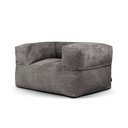 Ciemnoszary sztruksowy worek do siedzenia MooG – SLOWDOWN