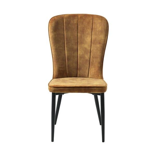 Żółte krzesło do jadalni Unique Furniture Hudson-image-3