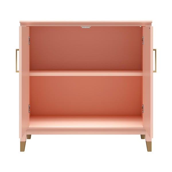 Różowa szafka 86x85x41 cm Westerleigh – CosmoLiving by Cosmopolitan-image-3