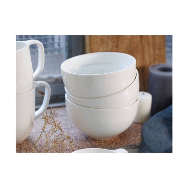 Kremowobiała porcelanowa miska Like by Villeroy & Boch Group, 0,75 l-image-1