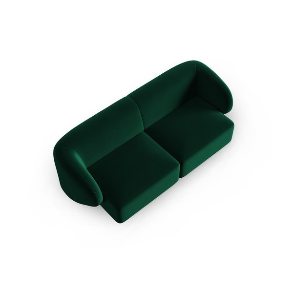 Zielona aksamitna sofa 188 cm Paolo – Milo Casa-image-1