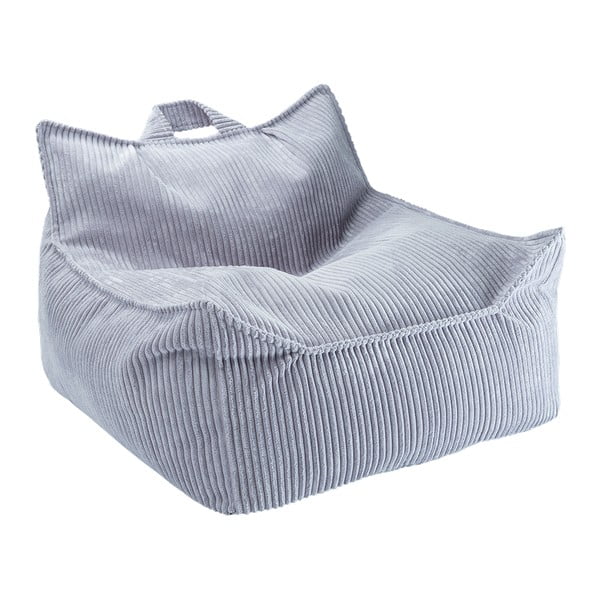 Niebieski sztruksowy dziecięcy worek do siedzenia Chair – Wigiwama