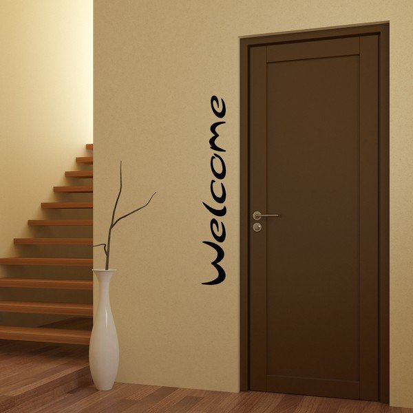 Naklejka Ambiance Welcome Door, 15x110 cm-image-1