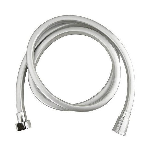 Plastikowy wąż prysznicowy w kolorze srebra Quadroflex – Sapho