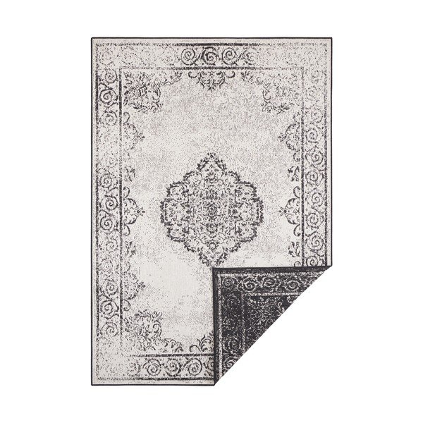 Czarno-kremowy dywan odpowiedni na zewnątrz NORTHRUGS Cebu, 160x230 cm