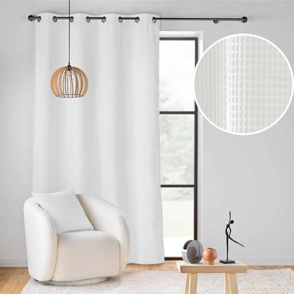 Biała aksamitna zasłona 140x260 cm Swing – douceur d'intérieur (zdjęcie 6)