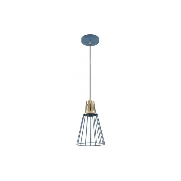 Niebieska lampa wisząca z metalowym kloszem ø 18 cm Kaliope – GTV