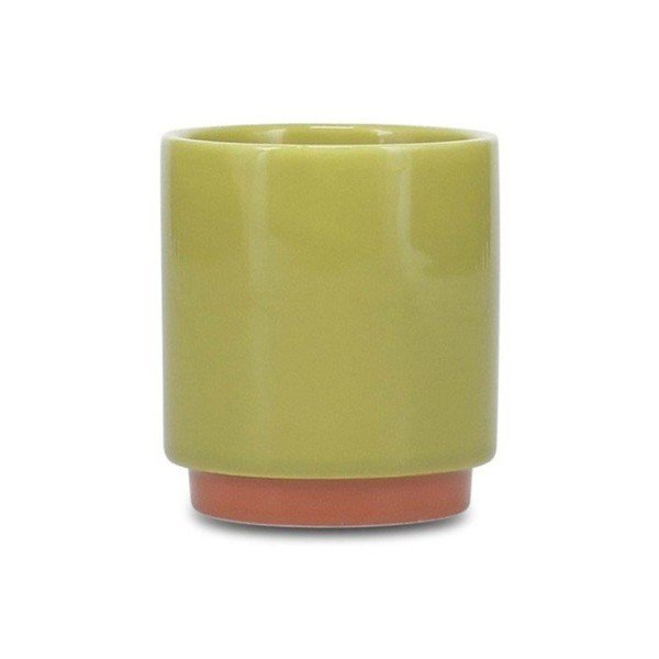 Zielona/pomarańczowa kamionkowa filiżanka 270 ml Duo – ONA