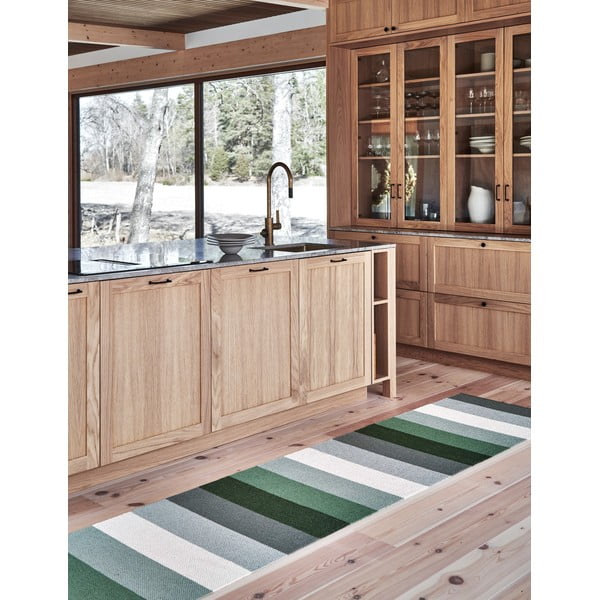 Zielono-kremowy dywan odpowiedni na zewnątrz 70x100 cm Molly Woods – Pappelina-image-1