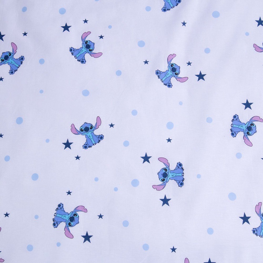 Niebieska bawełniana pościel dziecięca do łóżeczka 100x135 cm Lilo & Stitch "Clouds" – Jerry Fabrics (zdjęcie 4)