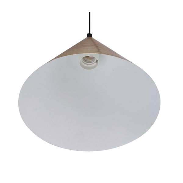 Brązowa lampa wisząca ze szklanym kloszem ø 25 cm Dunca – Candellux Lighting-image-3