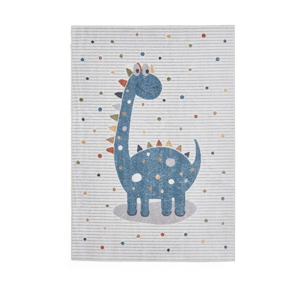 Niebiesko-jasnoszary dywan dziecięcy 120x170 cm Vida Kids Dinosaur – Think Rugs
