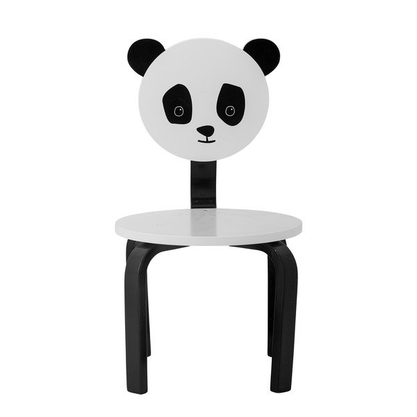 Czarno-białe krzesło dziecięce Marle – Bloomingville Mini-image-3