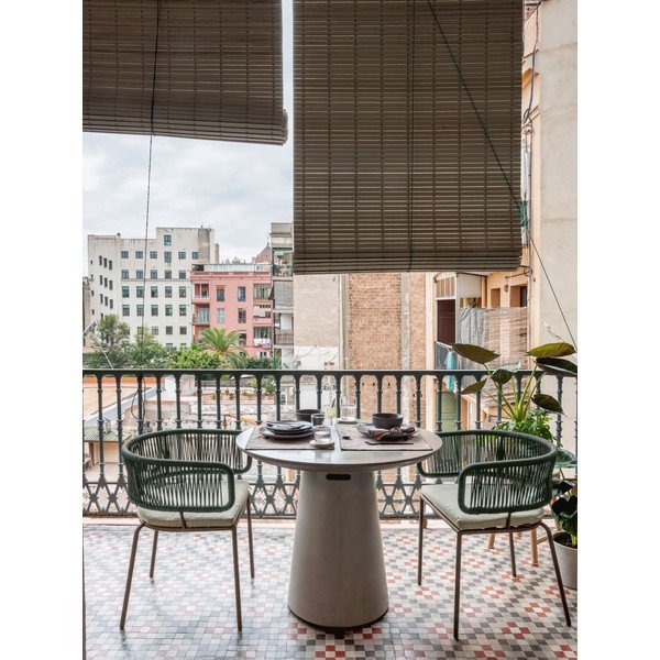 Betonowy stół zewnętrzny Kave Home Itai, ⌀ 90 cm-image-3