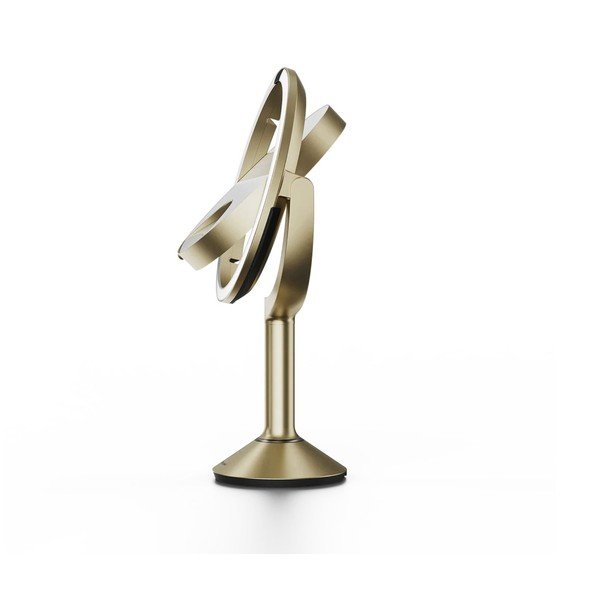 Lustro z oświetleniem/powiększające (powiększenie 5x/powiększenie 10x) kosmetyczne ø 20 cm Trio – simplehuman-image-3