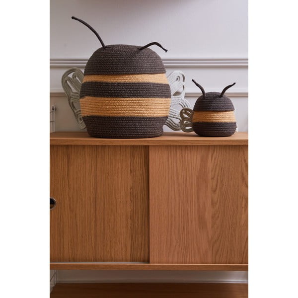 Tekstylny dziecięcy kosz na zabawki ø 15x15 cm Baby Bee – Lorena Canals-image-2