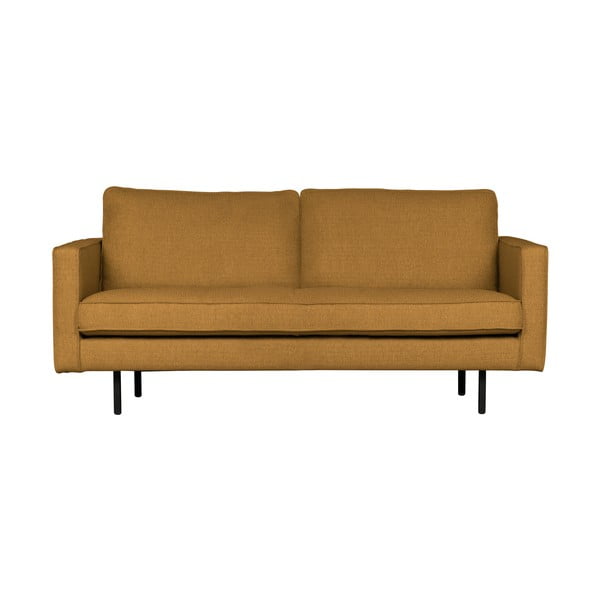 Ciemnożółta sofa BePureHome Rodeo, 190 cm