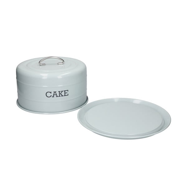 Niebieski metalowy pojemnik na ciasto Kitchen Craft Nostalgia, ⌀ 28,5 cm-image-4