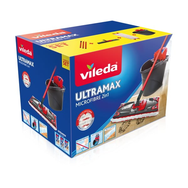 Zestaw mopa i wiadra Vileda Ultramax-image-4