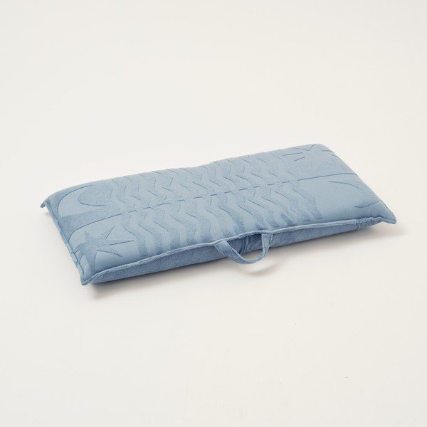 Niebieski leżak plażowy Sunnylife Terry, 93x43 cm-image-2