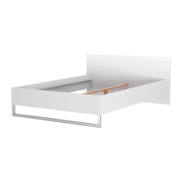 Białe łóżko dwuosobowe Tvilum Style, 160 x 200 cm