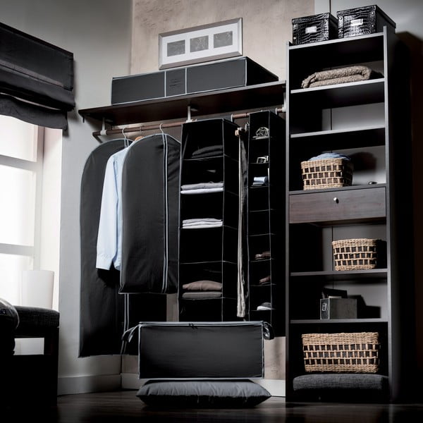 Czarny organizer Compactor Box Black-image-1