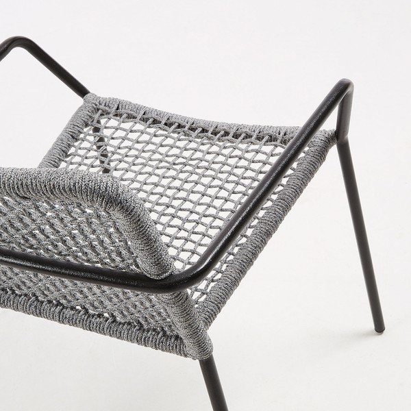 Szary fotel La Forma Boomer-image-1