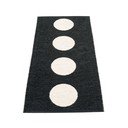 Czarno-biały chodnik odpowiedni na zewnątrz 70x150 cm Vera Black – Pappelina